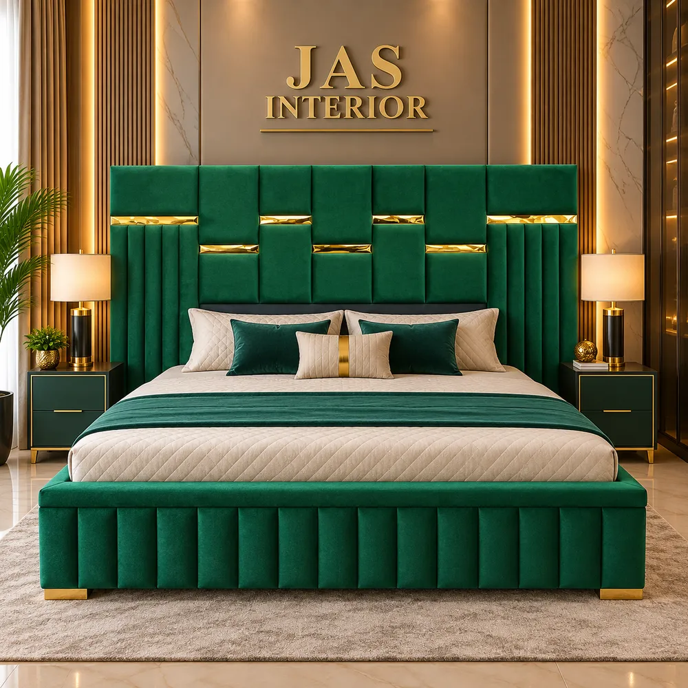 Emerald Green Luxury Bedroom