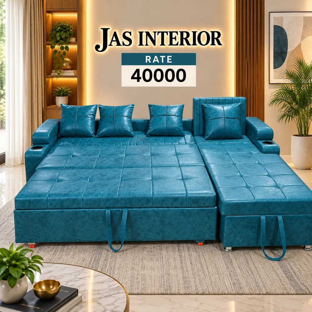 Teal Sofa Bed Living Room Showcase