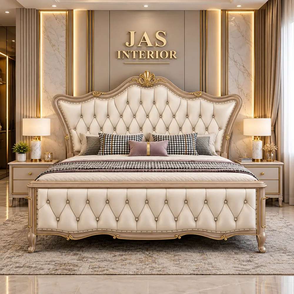 Opulent Neoclassical Bedroom Retreat