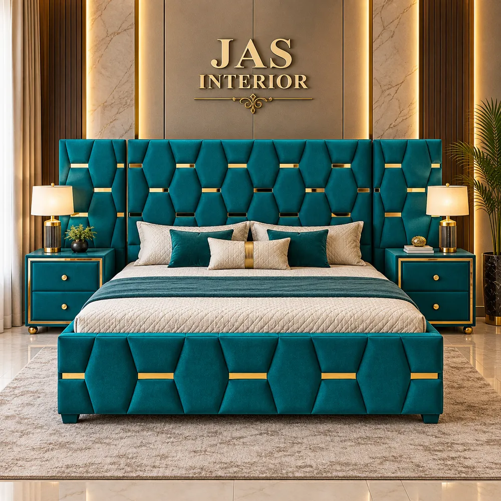Teal Luxury Bedroom Showcase