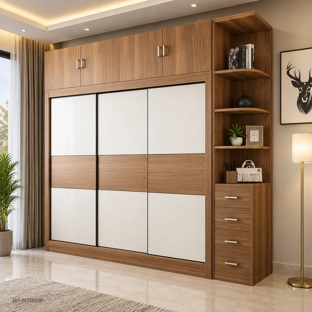 Warm Modern Wardrobe Interior