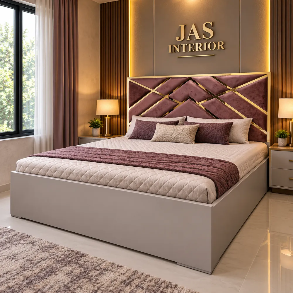 Warm Mauve Luxury Bedroom(1)