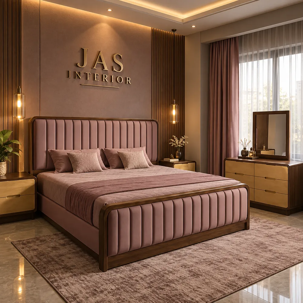 Warm Mauve Luxury Bedroom