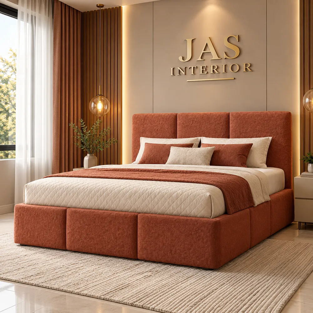 Warm Terracotta Luxury Bedroom